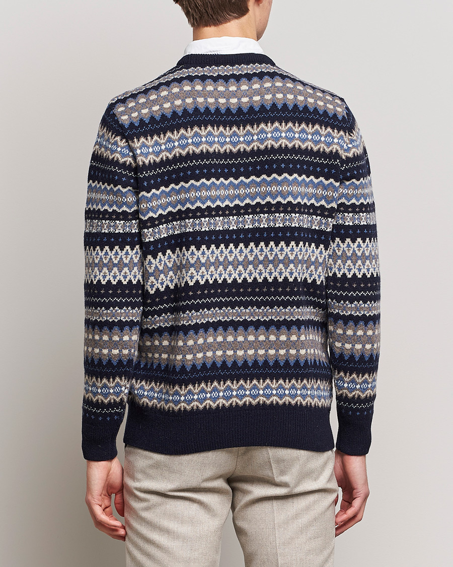 Mies | Puserot | Barbour Lifestyle | Case Fair Isle Crew Midnight