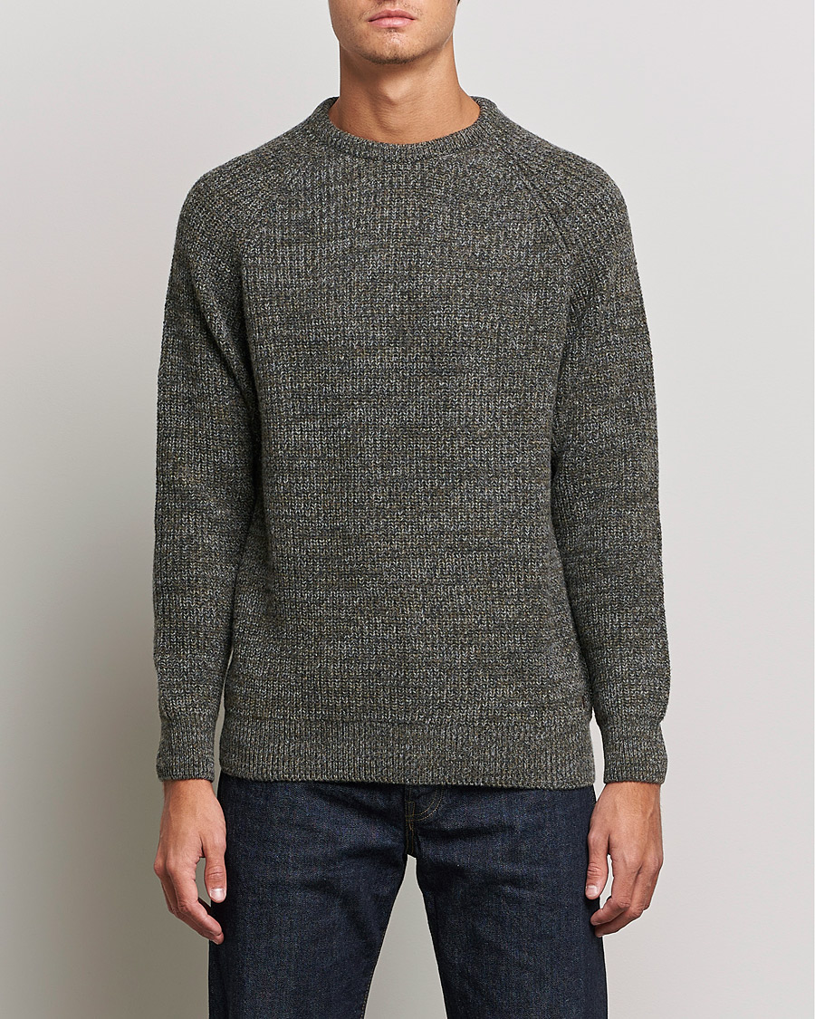 Mies | Puserot | Barbour Lifestyle | Horseford Heavy Knitted Sweater Olive