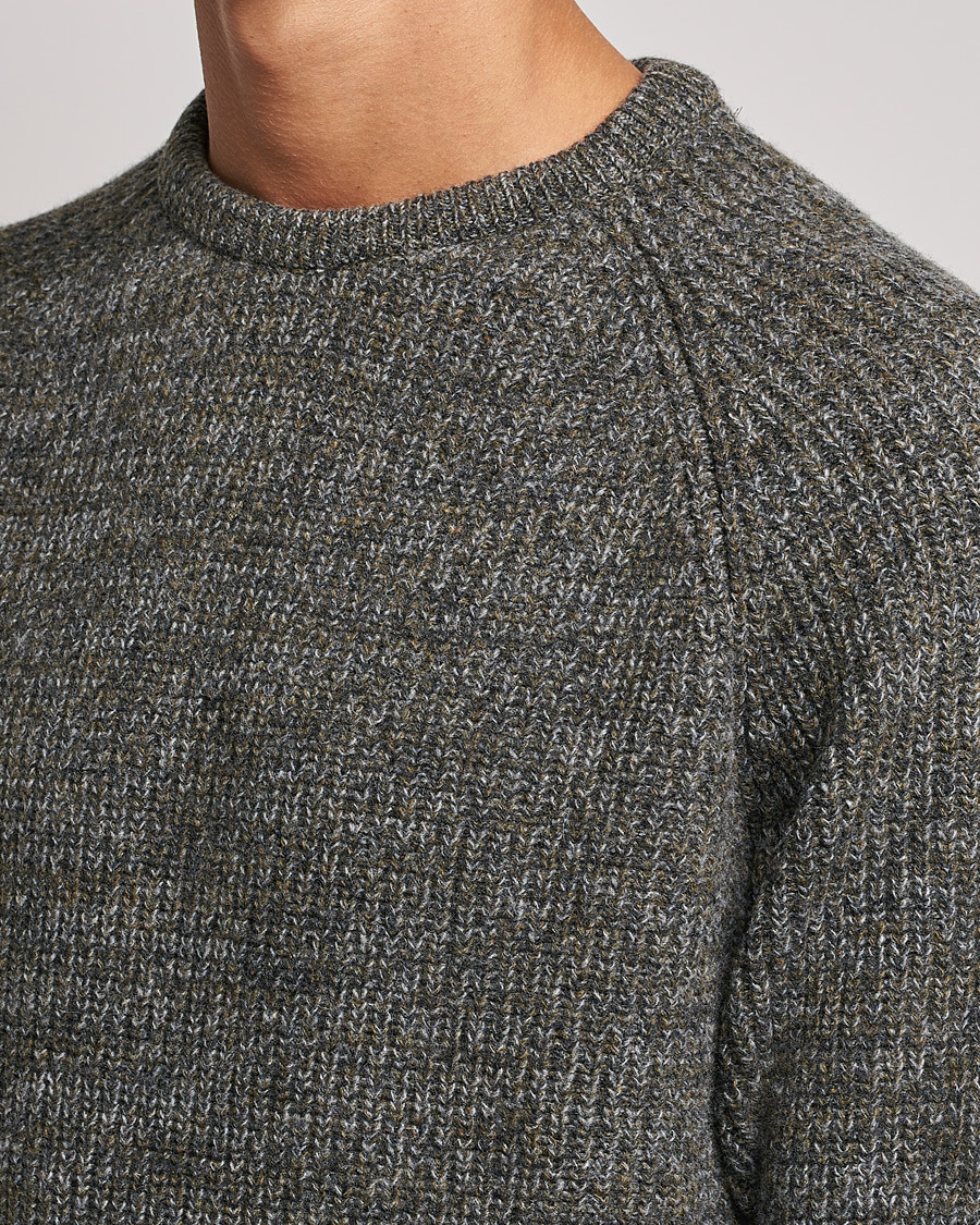 Mies | Puserot | Barbour Lifestyle | Horseford Heavy Knitted Sweater Olive