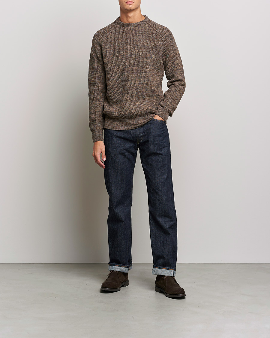 Mies |  | Barbour Lifestyle | Horseford Heavy Knitted Sweater Sandstone