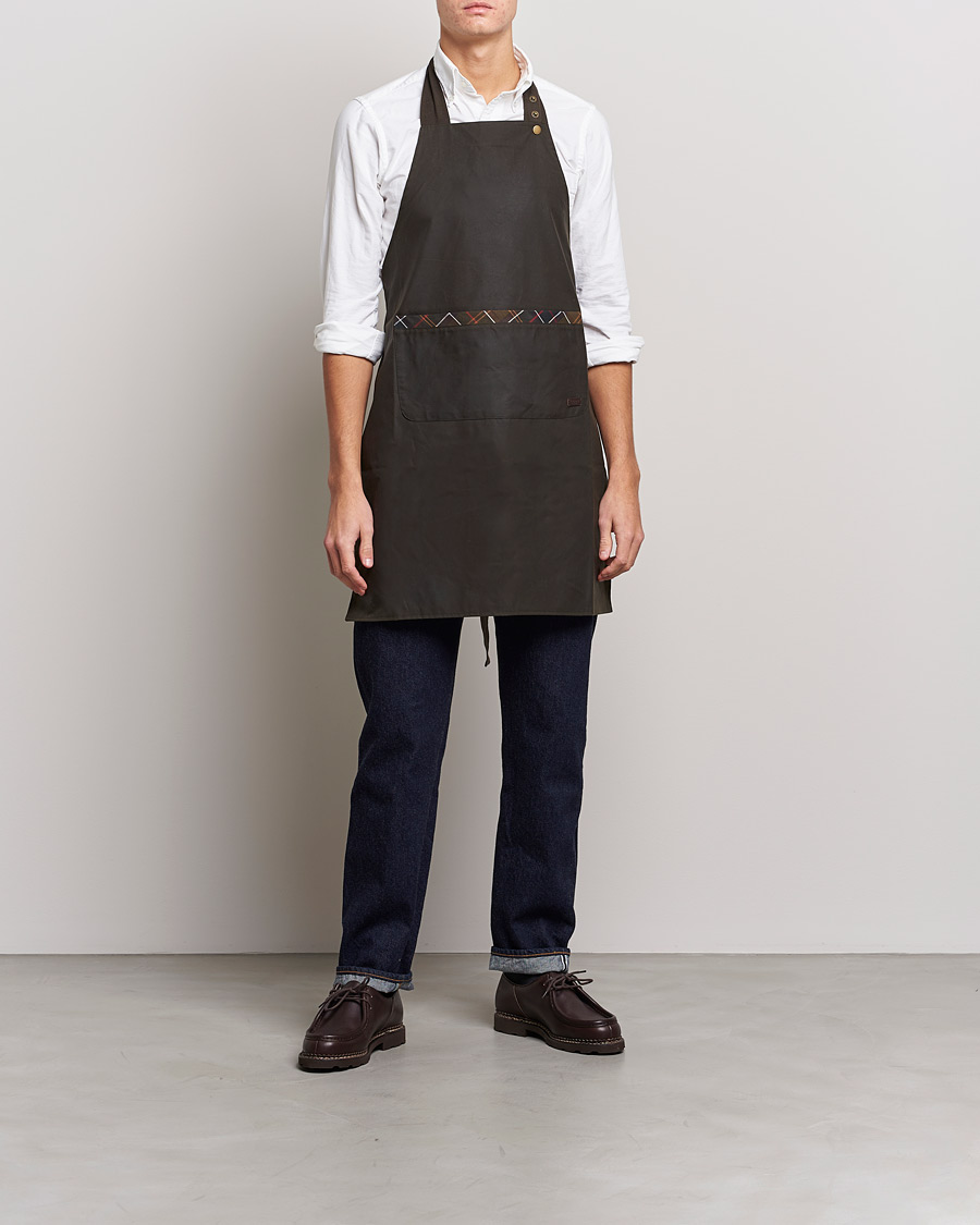 Mies |  | Barbour Lifestyle | Waxed Apron Olive