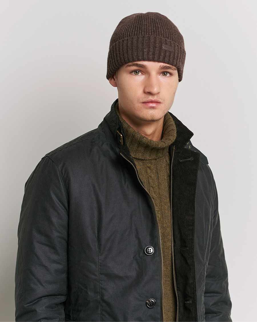 Mies | Barbour Lifestyle | Barbour Lifestyle | Carlton Wool Beanie Brown