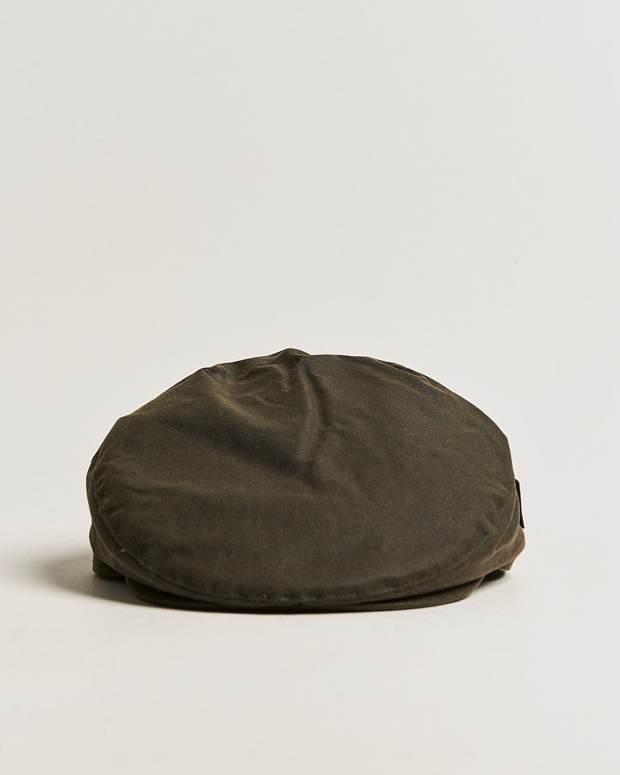 Mies |  | Barbour Lifestyle | Waxed Flat Cap Olive