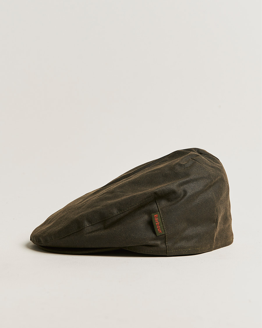 Mies | Barbour Lifestyle Waxed Flat Cap Olive | Barbour Lifestyle | Waxed Flat Cap Olive