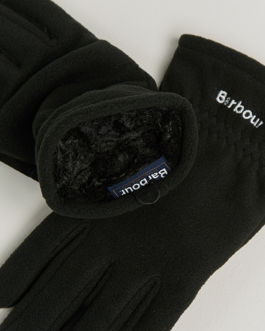 Mies | Käsineet | Barbour Lifestyle | Coleford Fleece Gloves Black