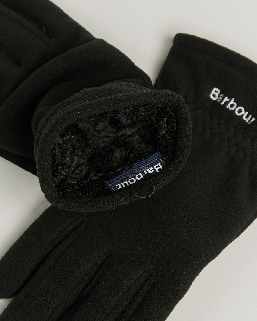 Mies | Barbour Lifestyle Coleford Fleece Gloves Black | Barbour Lifestyle | Coleford Fleece Gloves Black
