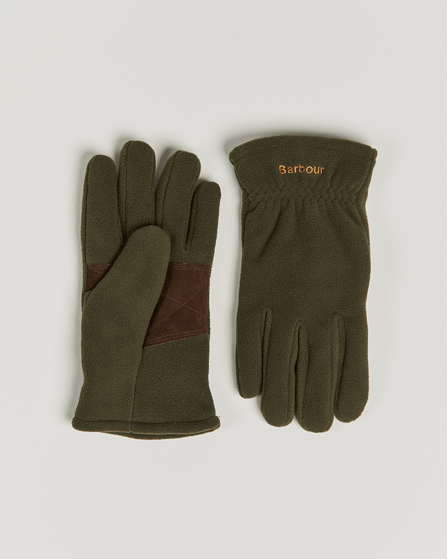 Miehet |  | Barbour Lifestyle | Coleford Fleece Gloves Olive