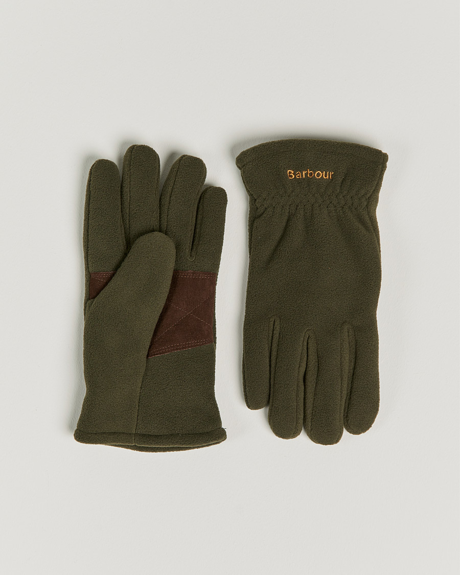 Mies | Barbour Lifestyle Coleford Fleece Gloves Olive | Barbour Lifestyle | Coleford Fleece Gloves Olive