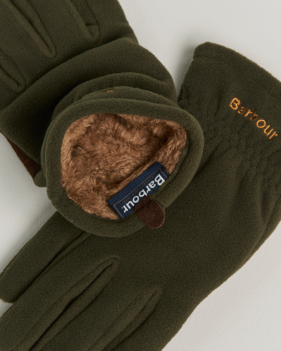Mies | Barbour Lifestyle Coleford Fleece Gloves Olive | Barbour Lifestyle | Coleford Fleece Gloves Olive
