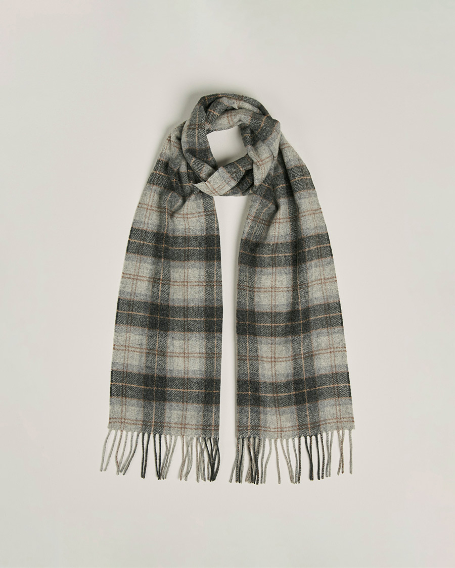 Mies | Barbour Lifestyle Tartan Lambswool Scarf Grey Stone Tartan | Barbour Lifestyle | Tartan Lambswool Scarf Grey Stone Tartan
