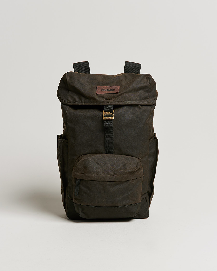 Mies | Barbour Lifestyle Essential Waxed Backpack Olive | Barbour Lifestyle | Essential Waxed Backpack Olive