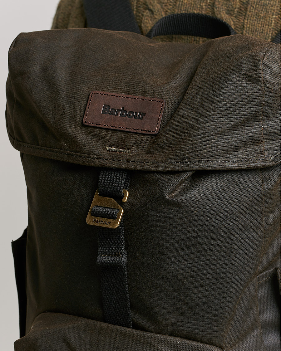 Mies | Barbour Lifestyle Essential Waxed Backpack Olive | Barbour Lifestyle | Essential Waxed Backpack Olive