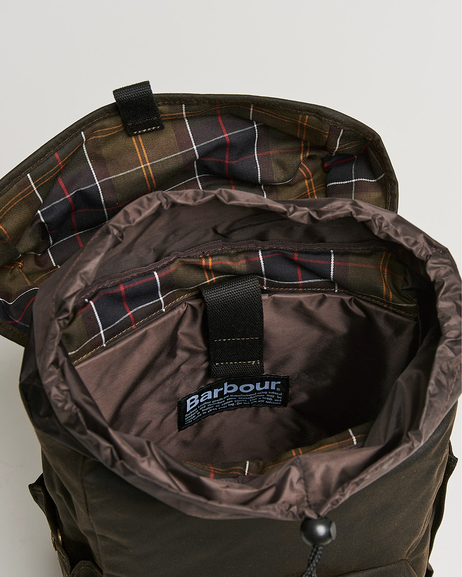 Mies | Barbour Lifestyle Essential Waxed Backpack Olive | Barbour Lifestyle | Essential Waxed Backpack Olive