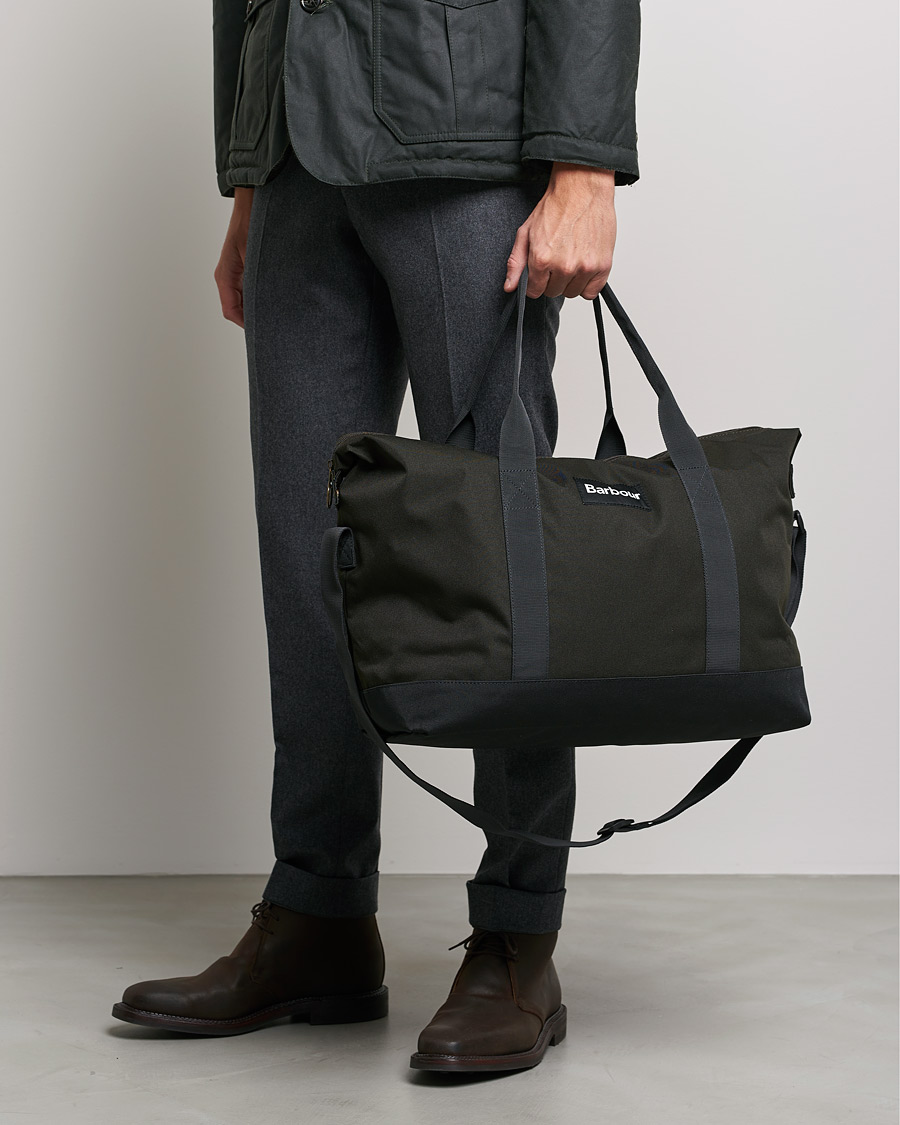 Mies |  | Barbour Lifestyle | Highfield Canvas Holdall Navy
