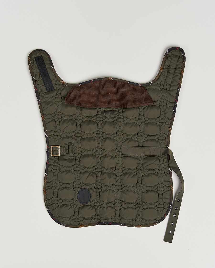 Mies |  | Barbour Lifestyle | Dogbone Quilted Dog Coat Olive