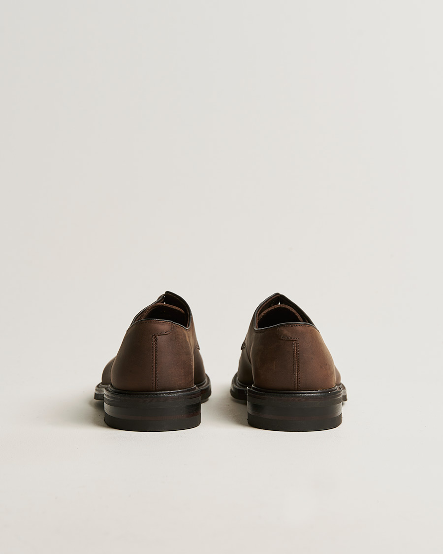 Mies | Loake 1880 Ampleforth Oiled Nubuck Toe-Cap Derby Brown | Loake 1880 | Ampleforth Oiled Nubuck Toe-Cap Derby Brown