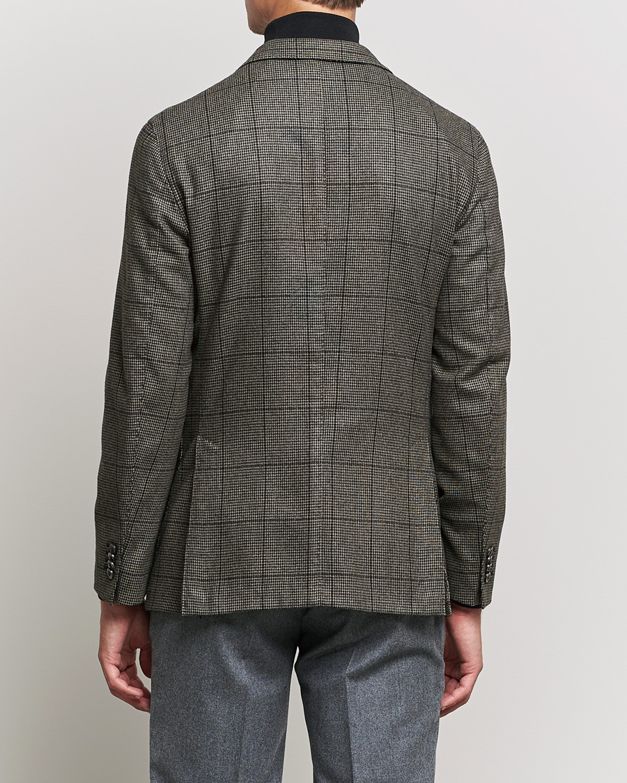 Mies | Pikkutakit | Boglioli | K Jacket Wool Check Blazer Brown