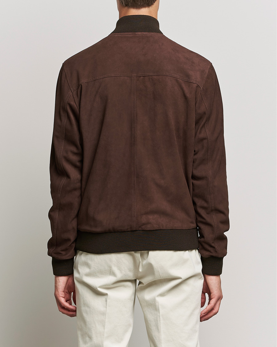 Mies | Takit | Valstar | Valstarino Suede Jacket Dark Brown