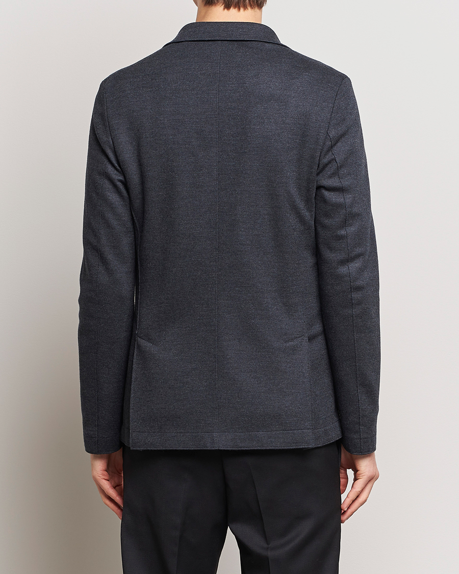 Mies | Pikkutakit | Harris Wharf London | Two Button Vented Superfine Merino Blazer Anthracite
