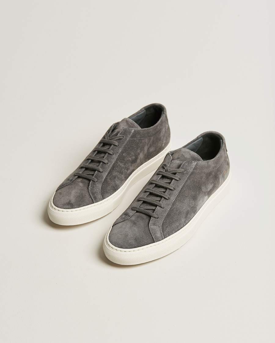 Mies |  | Common Projects | Original Achilles Suede Sneaker Charcoal
