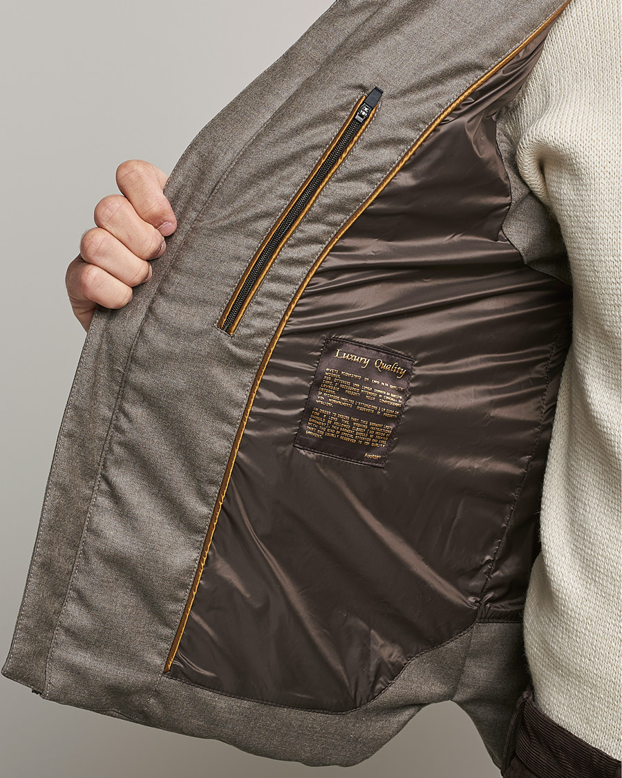 Mies | Takit | MooRER | Fire Wool/Cashmere Hooded Vest Beige