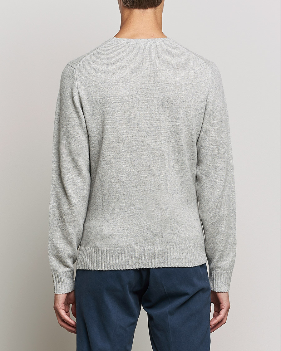 Mies | Puserot | Stenströms | Yak/Merino Crew Neck Grey