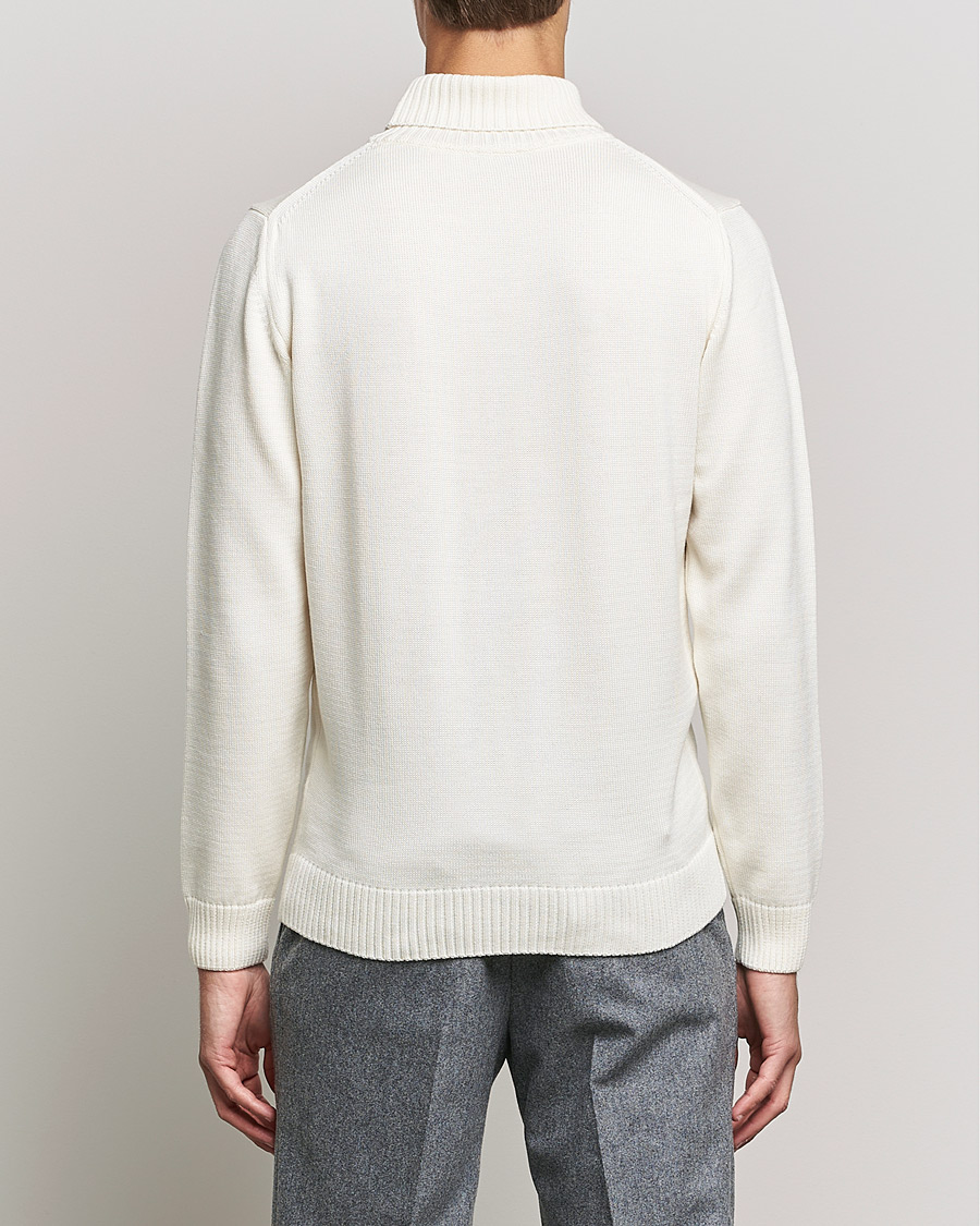 Mies | Puserot | Stenströms | Chunky Merino Rollneck Creme White