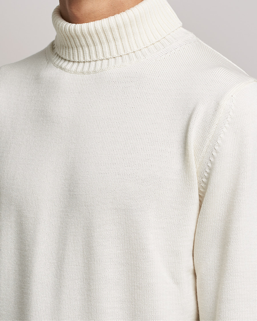 Mies | Puserot | Stenströms | Chunky Merino Rollneck Creme White