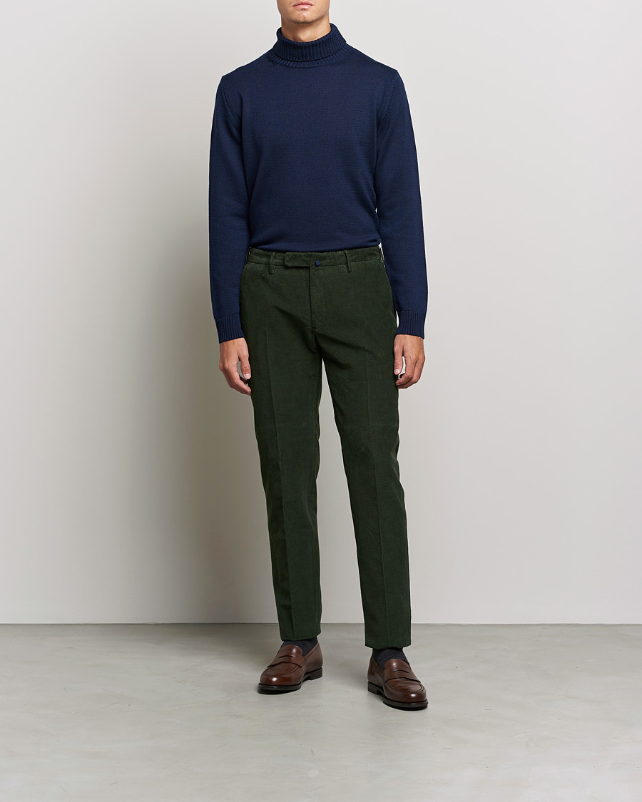 Mies | Puserot | Stenströms | Chunky Merino Rollneck Navy