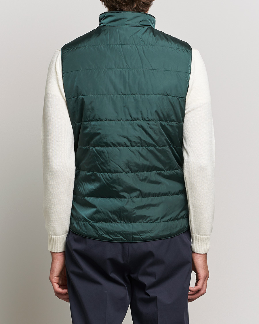 Mies | Takit | Stenströms | Padded Nylon Vest Green