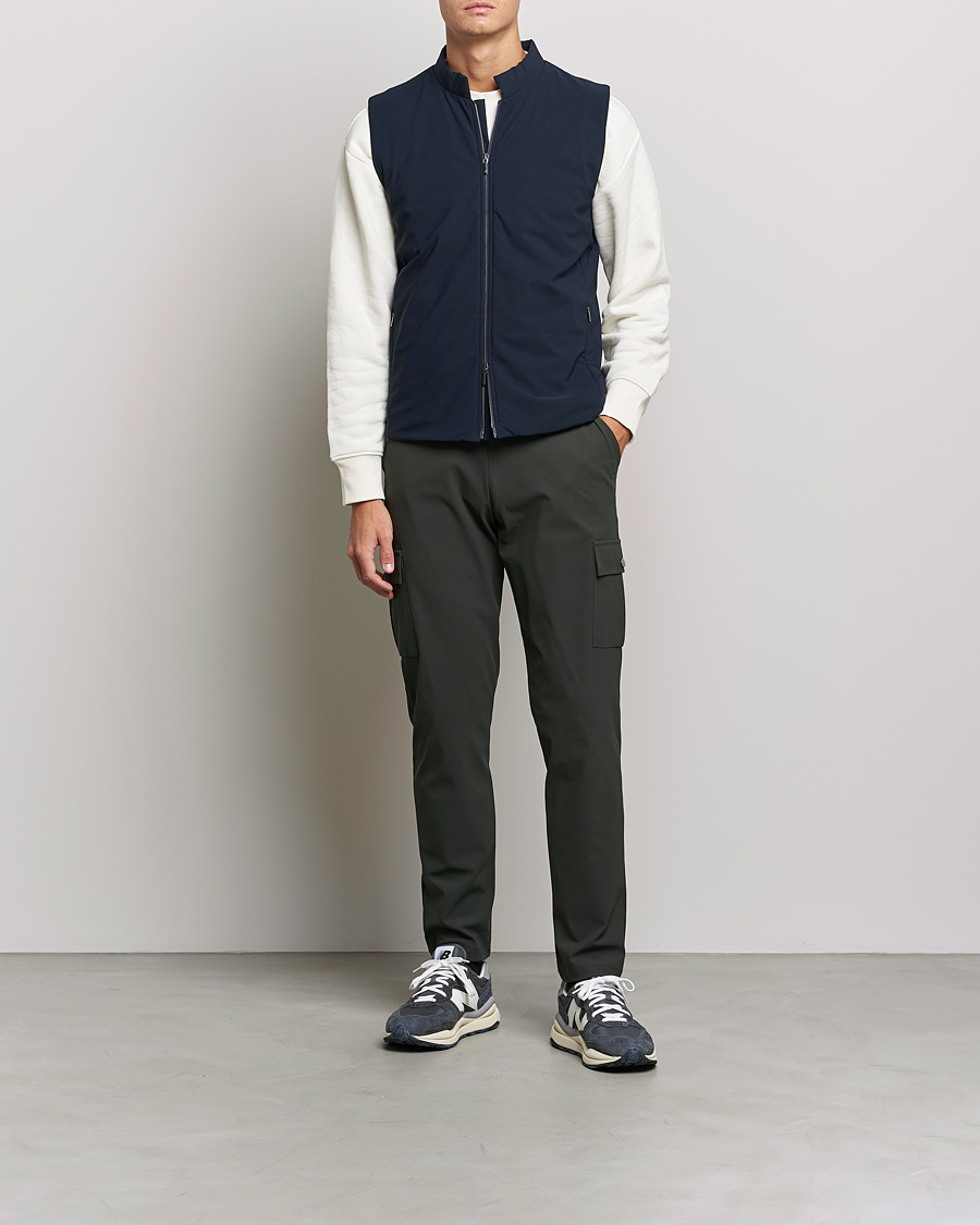 Mies | Takit | Stenströms | Active Jersey Sport Vest Navy