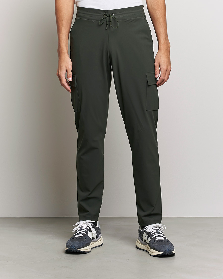 Mies | Cargo-housut | Stenströms | Active Jersey Sport Trousers Green