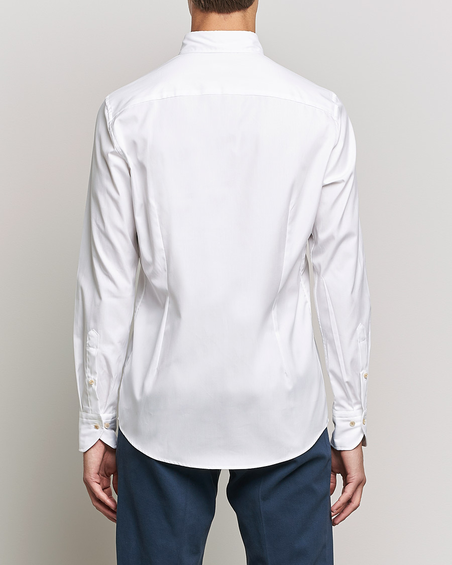 Mies | Kauluspaidat | Stenströms | Slimline Button Down Pinpoint Oxford Shirt White