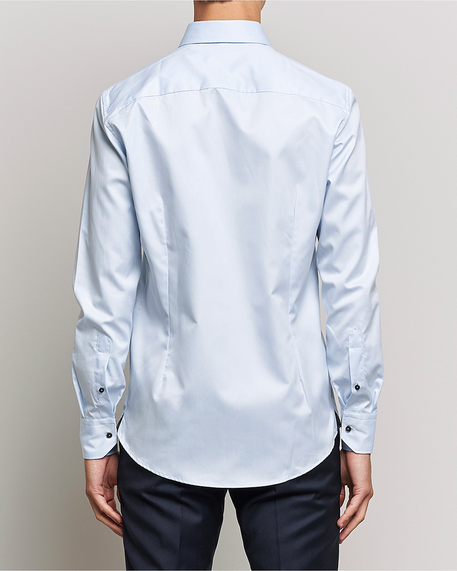 Mies | Kauluspaidat | Stenströms | Slimline Cut Away Contrast Shirt Blue