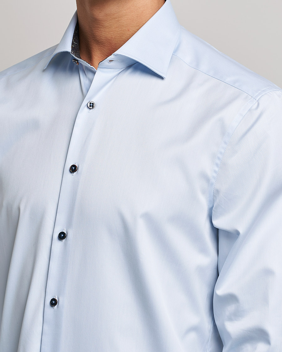 Mies | Kauluspaidat | Stenströms | Slimline Cut Away Contrast Shirt Blue