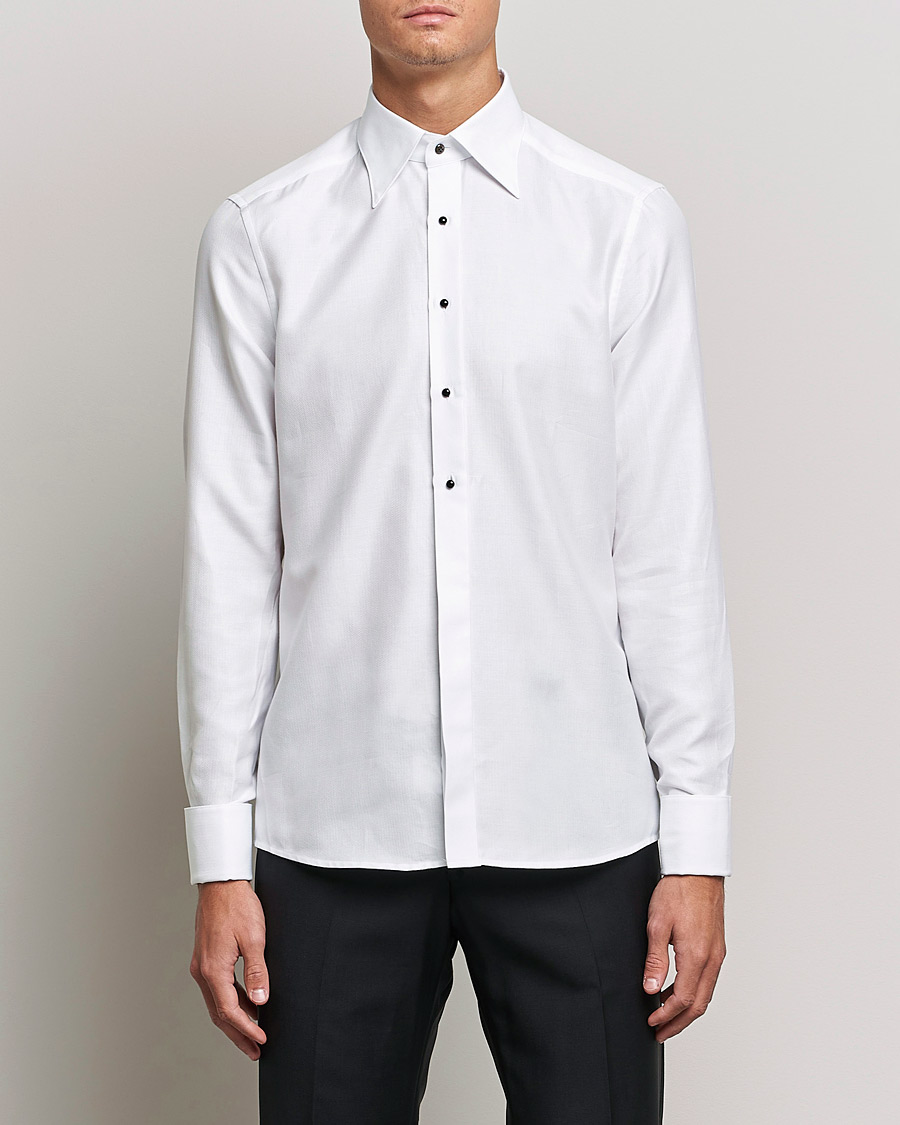 Mies |  | Stenströms | Slimline Tuxedo Shirt White