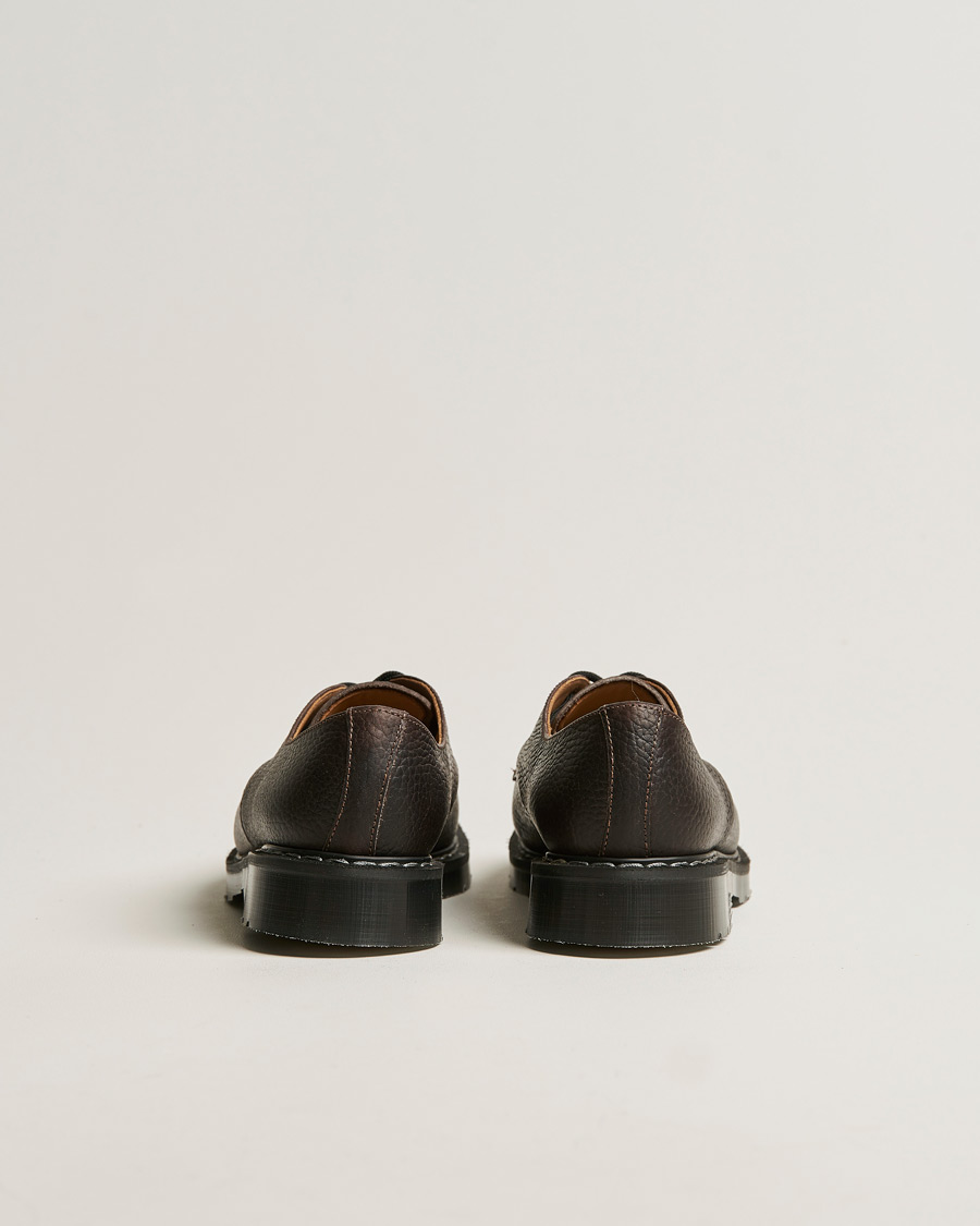 Mies | Solovair 3 Eye Gibson Shoe Dark Brown Grain | Solovair | 3 Eye Gibson Shoe Dark Brown Grain