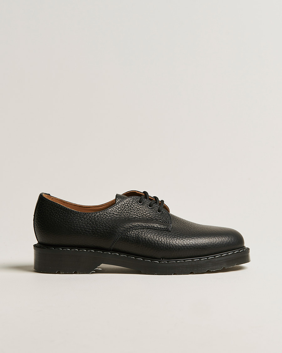 Mies | Solovair 3 Eye Gibson Shoe Black Grain | Solovair | 3 Eye Gibson Shoe Black Grain