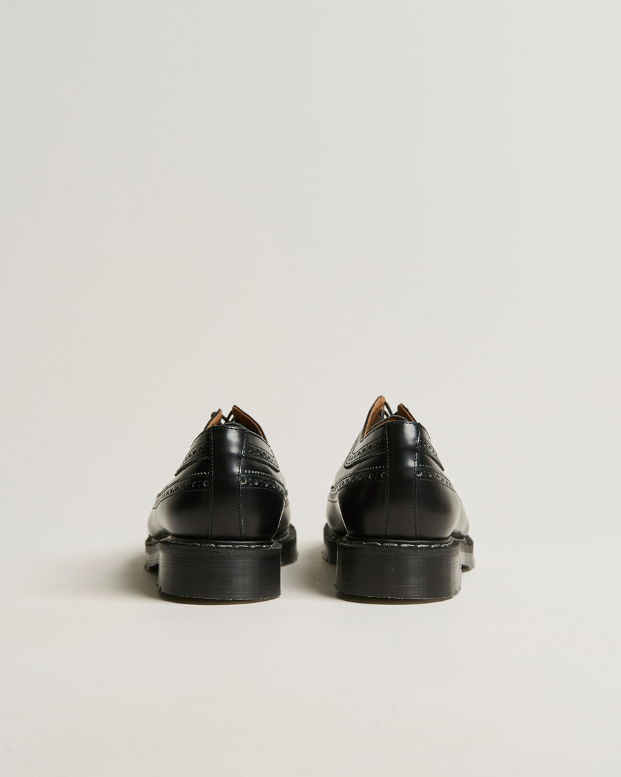 Mies | Brogue-kengät | Solovair | American Brogue Shoe Black Shine