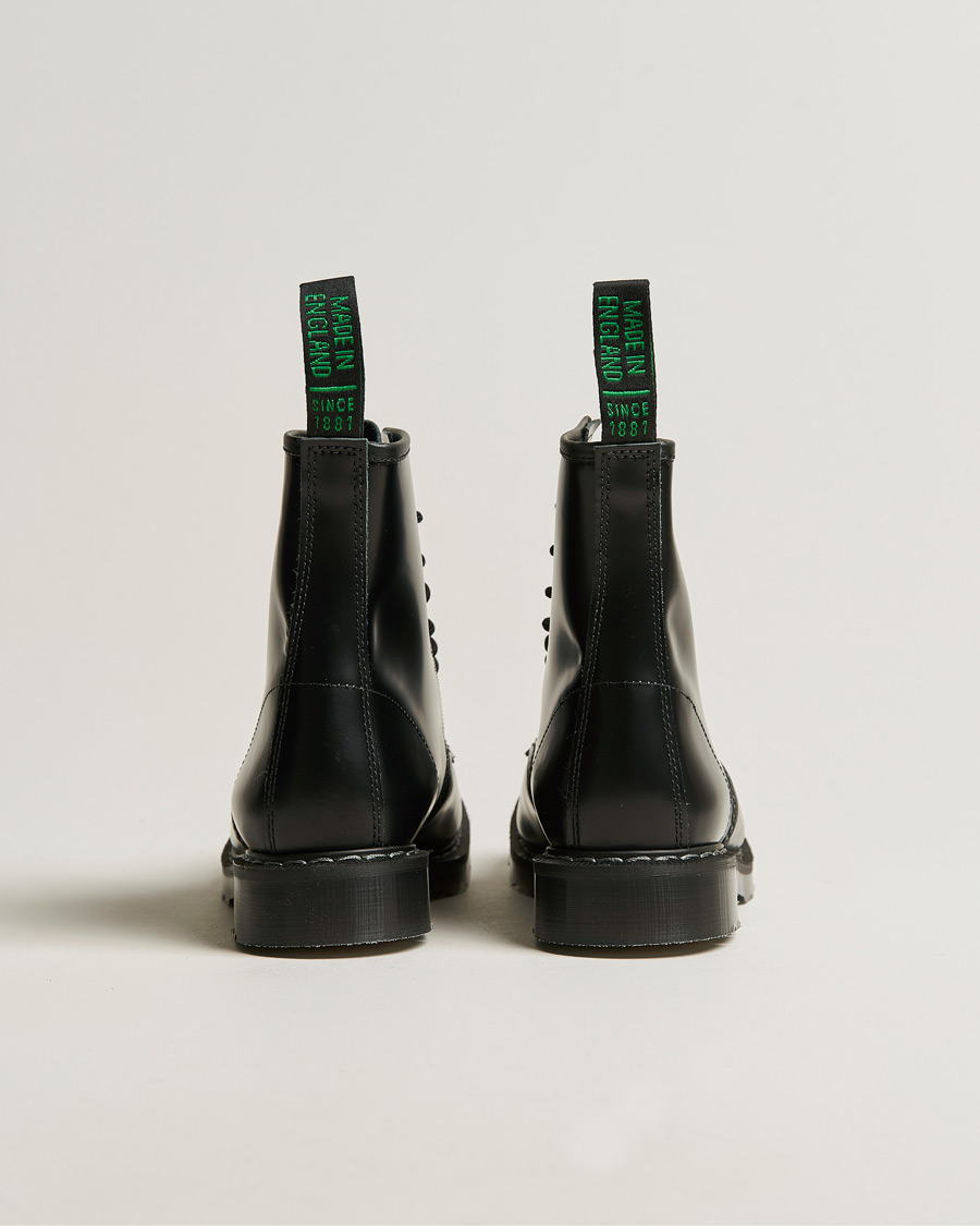 Mies | Nilkkurit | Solovair | 8 Eye Derby Boot Black Shine