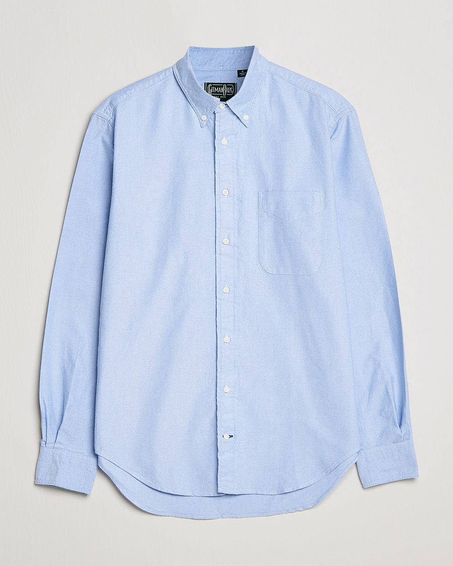 Miehet |  | Gitman Vintage | Button Down Oxford Shirt Light Blue