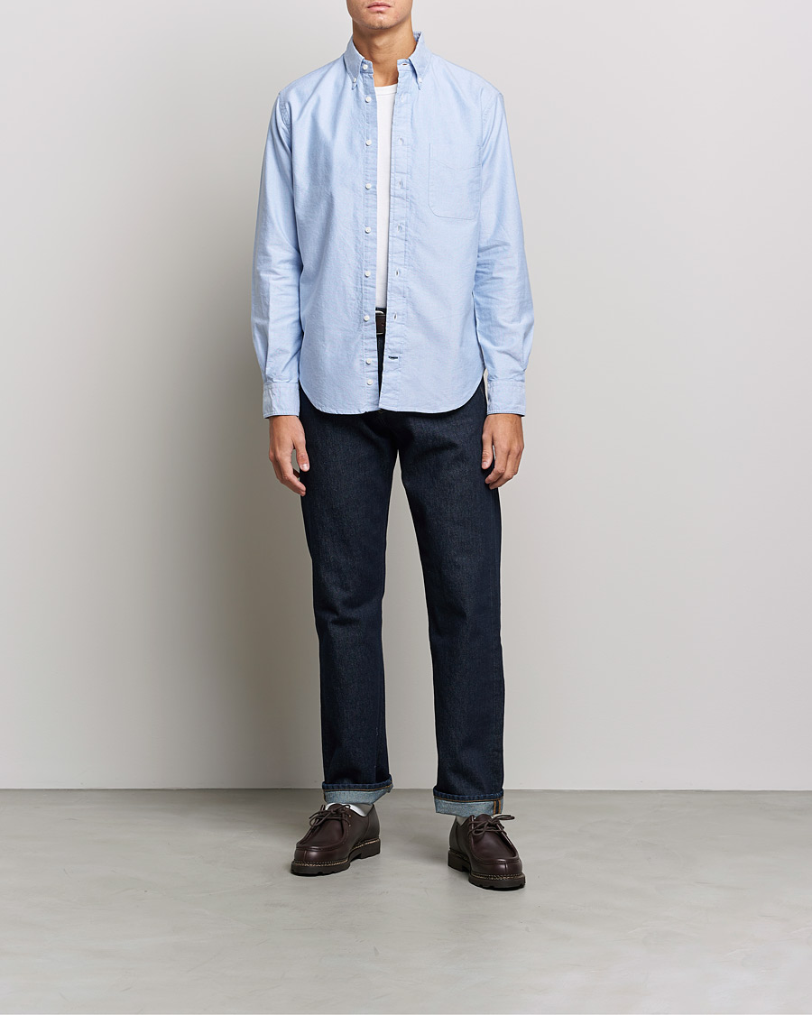 Mies | Kauluspaidat | Gitman Vintage | Button Down Oxford Shirt Light Blue