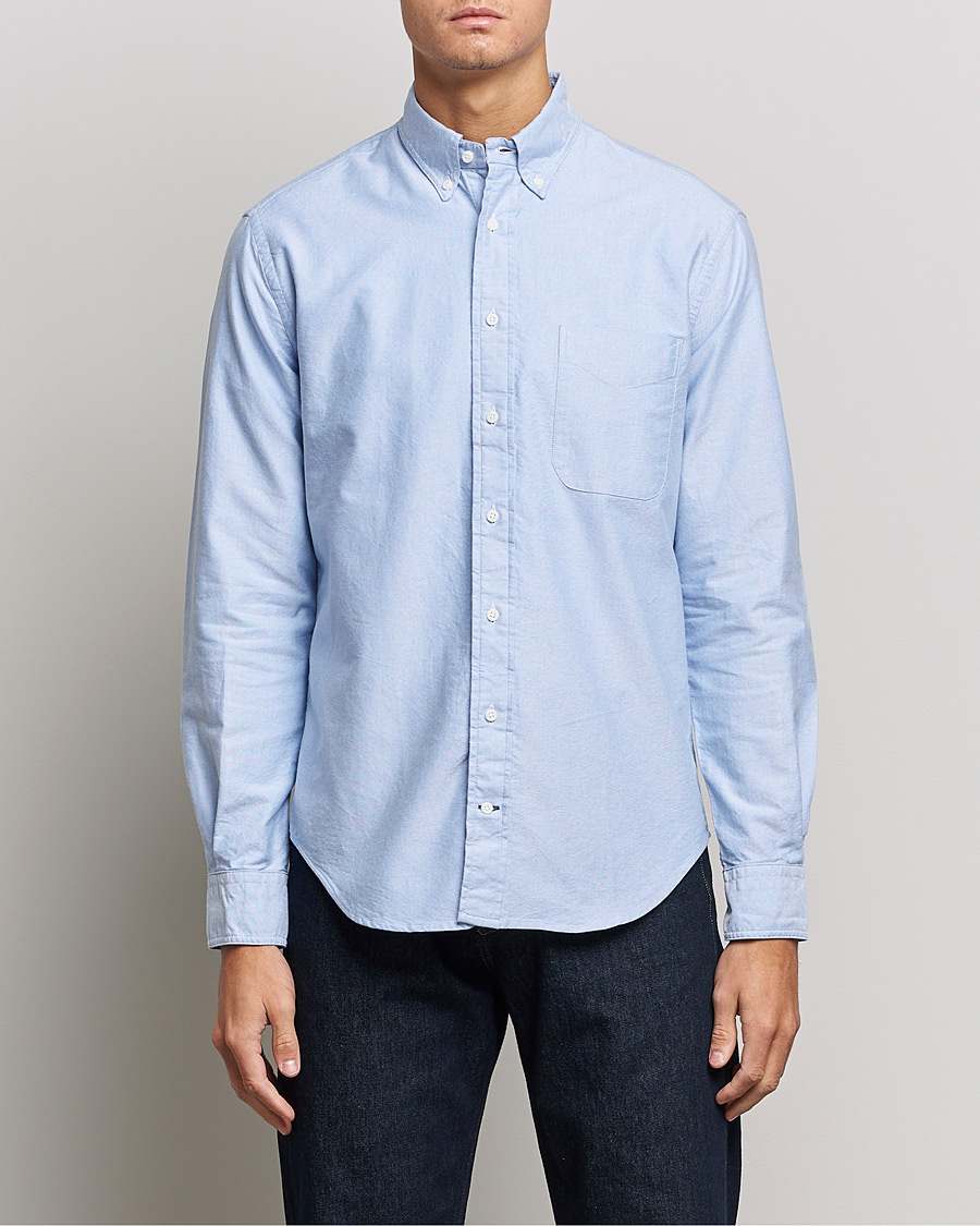 Mies | Kauluspaidat | Gitman Vintage | Button Down Oxford Shirt Light Blue