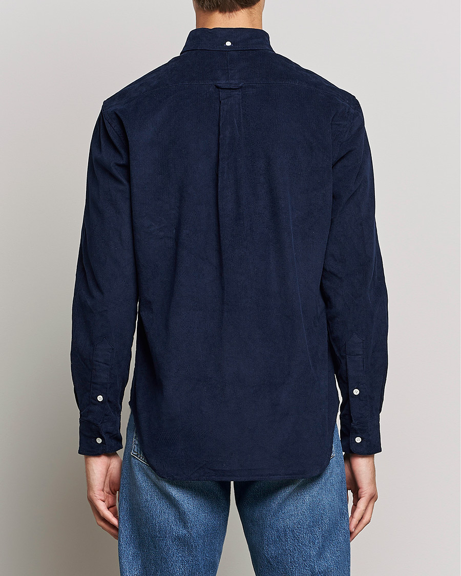 Mies | Kauluspaidat | Gitman Vintage | Button Down Heavy Corduroy Shirt Navy