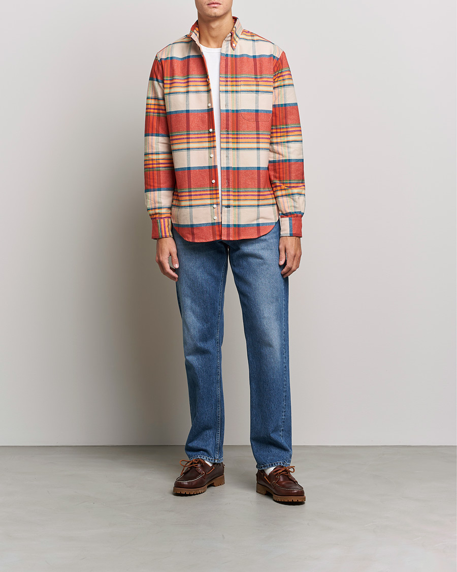 Mies | Kauluspaidat | Gitman Vintage | Button Down Sunrise Flannel Shirt Sunrise