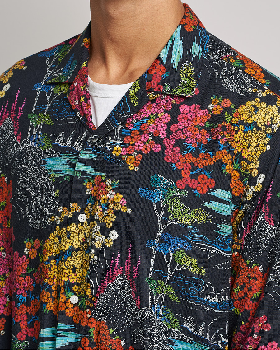 Mies | Kauluspaidat | Gitman Vintage | Japanese Winter Garden Camp Shirt Multicolor