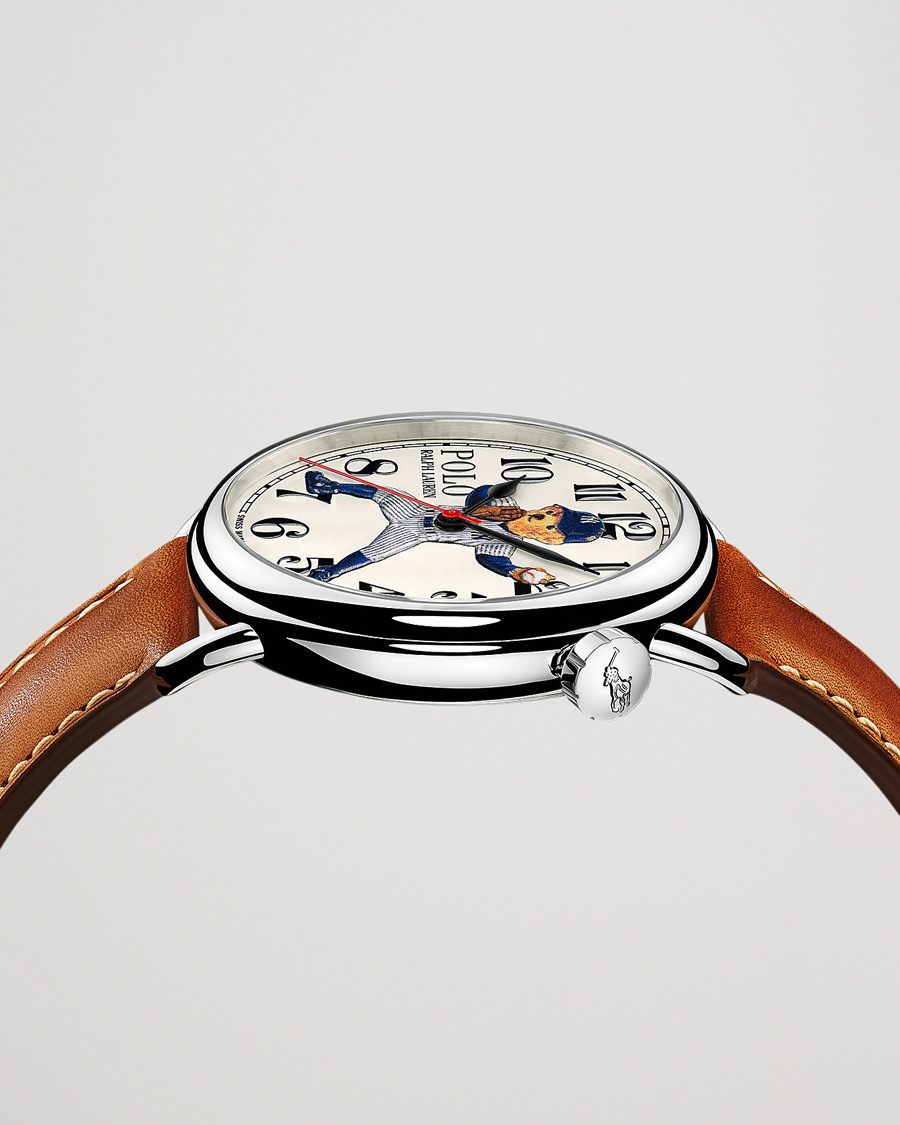 Mies | Polo Ralph Lauren 42mm Automatic Yankee Bear White Dial | Polo Ralph Lauren | 42mm Automatic Yankee Bear White Dial