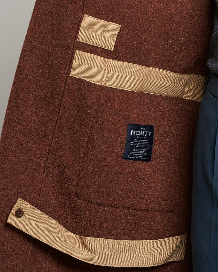Mies | Takit | Gloverall | 575 Monty Original Duffle Coat Rust