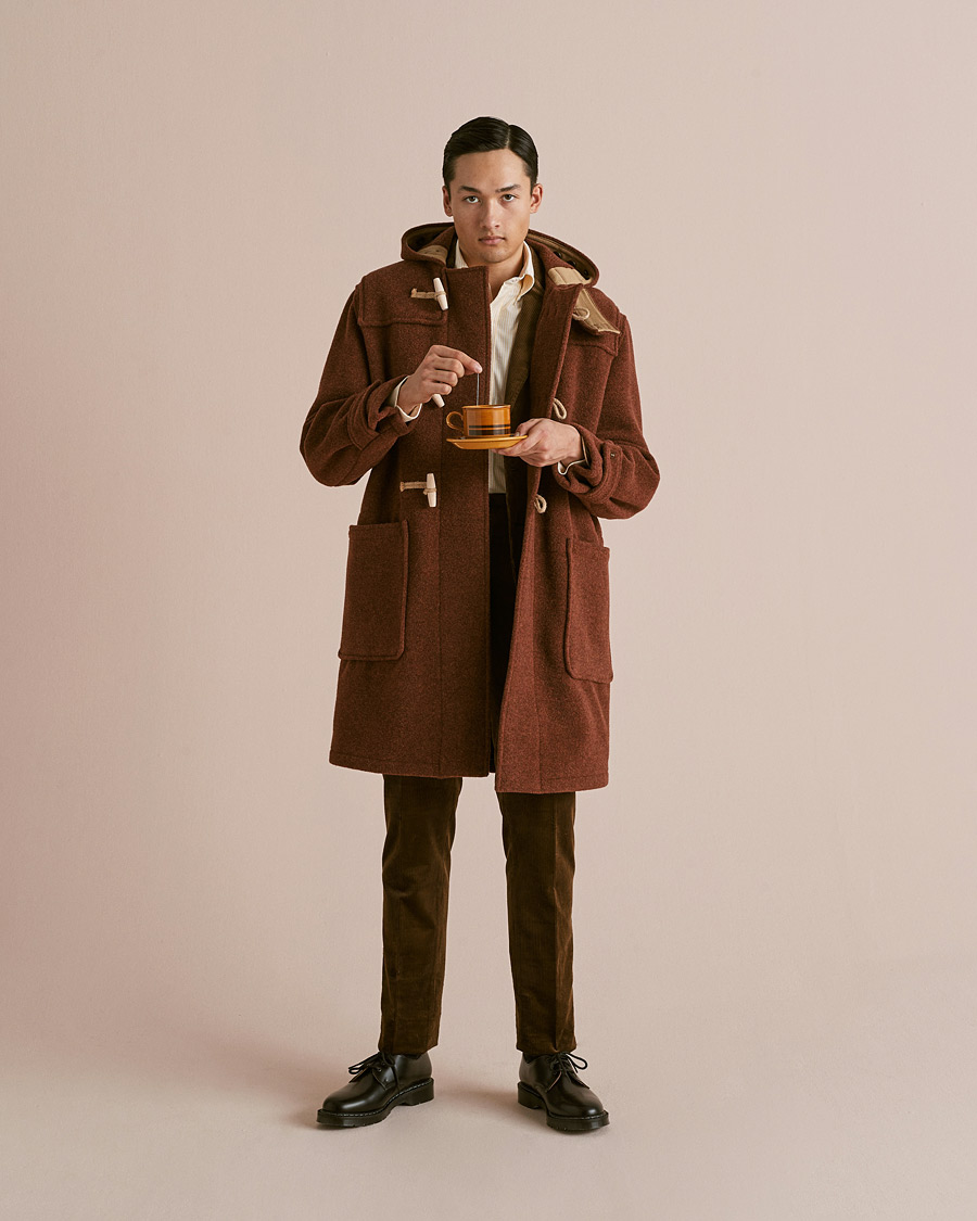Mies | Takit | Gloverall | 575 Monty Original Duffle Coat Rust