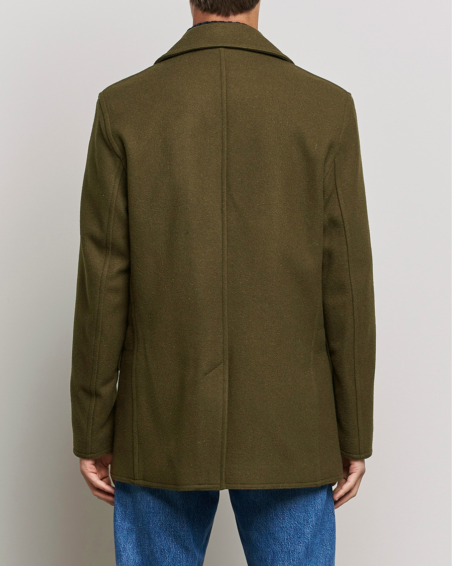 Mies | Takit | Gloverall | Churchill Reefer Peacoat Loden Green